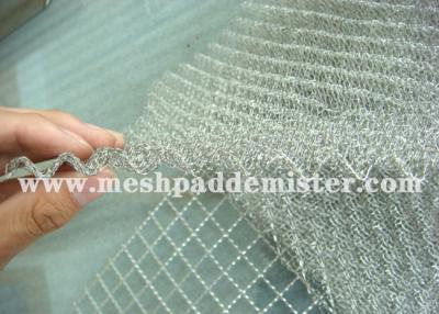 China Wave Depth And Width Crimped 0.23mm Knitted Wire Mesh for sale