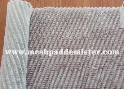 China 316L + PTFE Corrugated Co 50 Kg / M3 Knitted Wire Mesh for sale