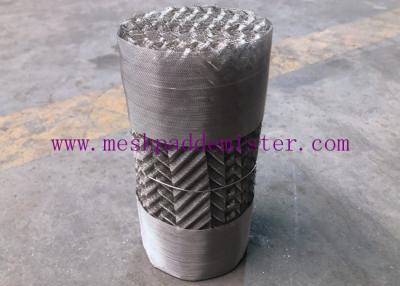 China Wire Mesh 150MM Metal Structured Packing 500X SS304 for sale