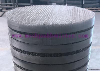 China AISI 304 Material 0.12mm Wire Mesh Structured Packing for sale