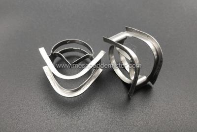 China 1/2 Inch Ss316l Metal Random Packing Saddle Rings for sale