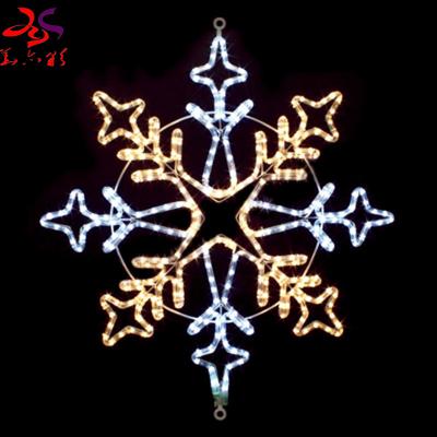 China Snowflake Pattern Light In Running Different Shape Snowflake Rope Pattern Light for sale