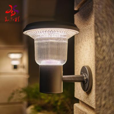 China Garden Lights Aluminum Modern Outdoor Wall Light LED Jazz Hat Shape Wall Light for sale