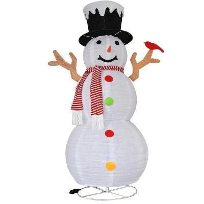 China Party/Garden/Home/Mall/Outdoor LED Lighted Commercial Snowman Pattern Christmas Light Displays Christmas Strip 3D Snowman Christmas Light for sale