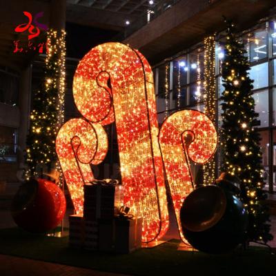 China Commercial Use Led Pattern Light Candy Home Decorations Mall for sale