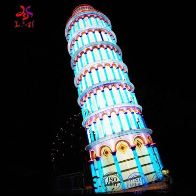 China Chinese Silk Garden Lantern Christmas Vietnam Festival Metal LED Paisa Lights Japanese Decorative Outdoor Festival Eiffel Tower for sale