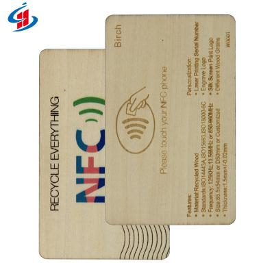 China Waterproof / Salto Classic 1K Black Birch Walnut Hotel Key Card Wooden Waterproof Environmental Bamboo Material for sale