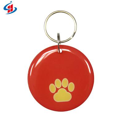 China Waterproof / Waterproof Custom Design Printing Epoxy RFID Card RFID Key Tag 125 KHz RFID Key Chain for sale