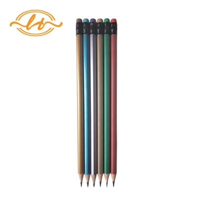 China office & High Quality School Pencil Metallic Coating Pencil Sets Grade HB For School Office Supply School Pencils And for sale