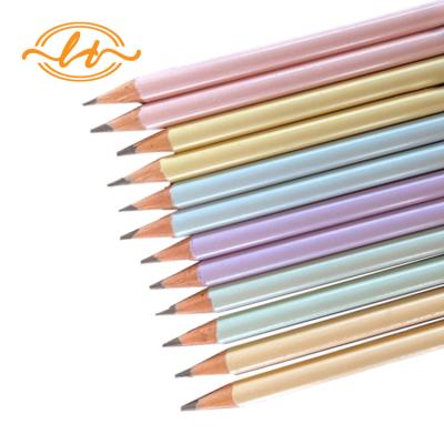 China office & School Pencil HB Macarone Basics Crayon Woodiness Pencils For Kids Cheap Wholesale for sale