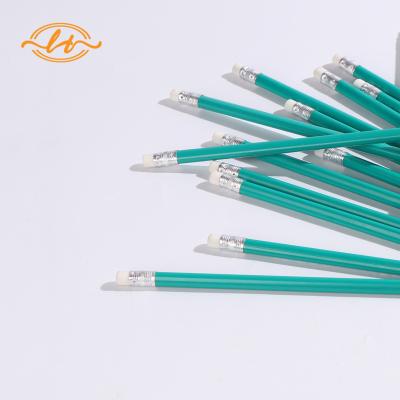 China office & School pencil graphite color material personalized pencils and plastic body Woodless for sale