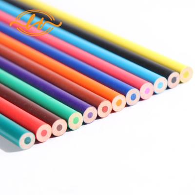 China office & School Pencil Round Shaped 12 Color Pencil Set For Kids for sale