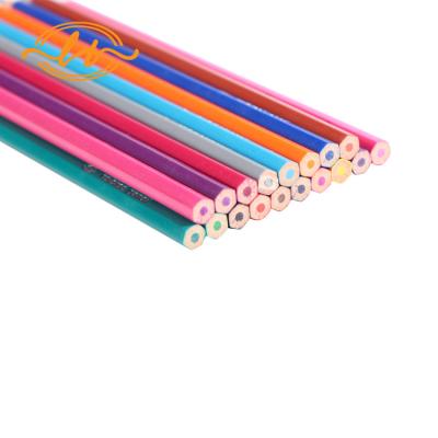 China office & School Pencil Round Shaped 18 Color Pencil Set For Kids for sale