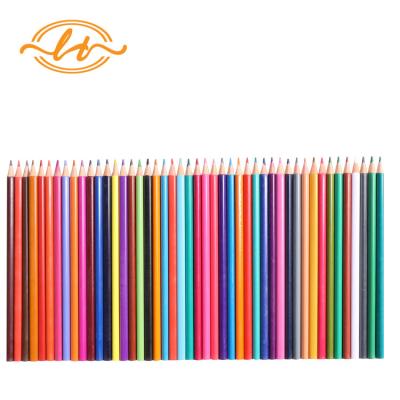 China office & School Pencil Round Shaped 48 Color Pencil Set For Kids for sale