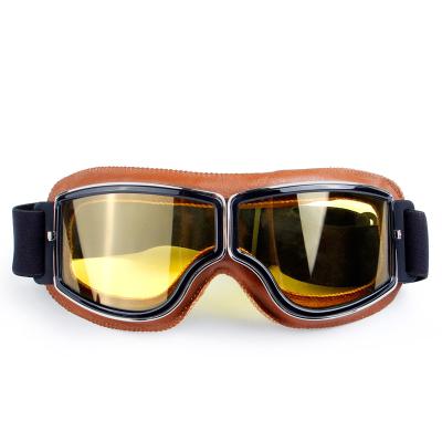 China Fashion Glass Goggles Dustproof Motorcycle Racing Protective Outdoor Sports Riding Glass Motorcycle Off-Road Goggles for sale