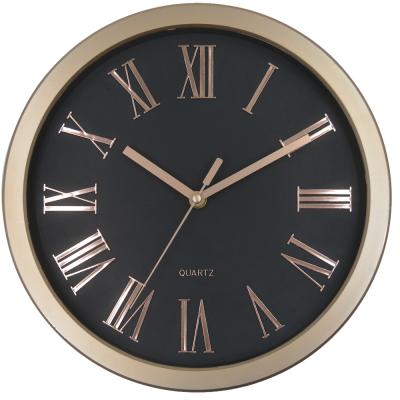 China New China Time Clock Classic Non Ticking Wall Clock for sale