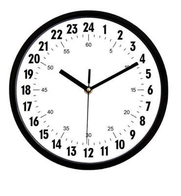 China High quality oldtown antique style 24 hour synchronize movement wall clock en venta