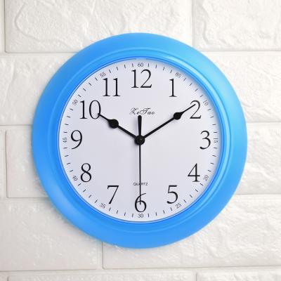 China Fashion antique plastic silent creative living room wall clock style three-dimensional digital scale wall clock for sale