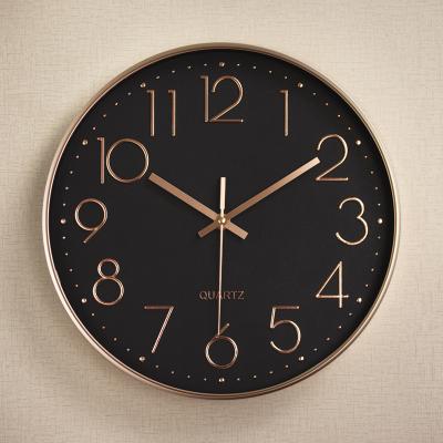 China Round Antique Multi Color Clock Style Plastic Frame With Glass Wall Clock for sale