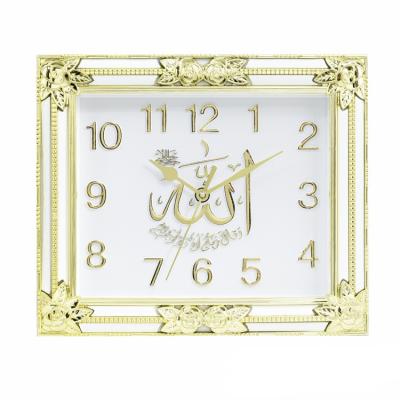 Chine Antique Style Azan Square Muslim Pray Wall Clock à vendre