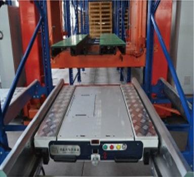 China Q235B Steel Automation Handing Warehouse Mobile Radio Shuttle Rack for sale