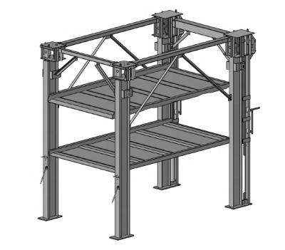 China Automatic Parking Storage Vehicle Lift Quadruple Parking Lifts CE / ISO Certified 5000kgs / 11000lbs for sale