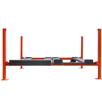 China Maintanence Four (2+2) Post Auto Car Lift DFP608XLT For Parking With Four Cars for sale