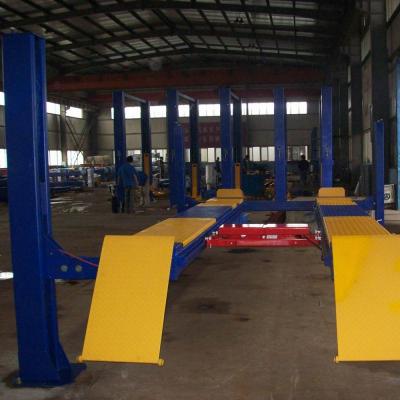 China High Quality Alignment Car Lift Ramps Four Post Lift 7000-13000LBS for sale