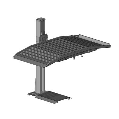 China Parking Lot Qingdao Factory Single Post Car Parking Lift A Post Design Parking for sale