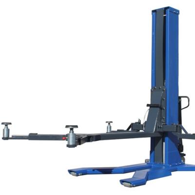 China Hydraulic Mobile Single Post Lift 2.5T Auto Lift For Car Repair 2500kg for sale