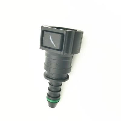 China OEM Factory Original Supplier SAE3/8 Quick Connector 9.49 PA12 Directly 180 Degree ID8 Fuel Quick Connector Fuel Hose Fittings for sale