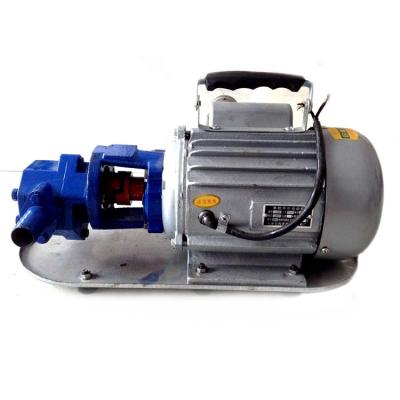 China Long Life WCB Series Small Size Gear Pump 220v/380v Lightweight Portable Gear Oil Transfer Pump for sale