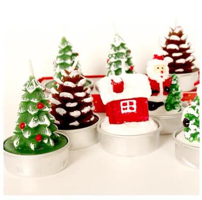 China Santa Candles Christmas Tree Home Decoration Newcomer Home Decoration Candles for sale