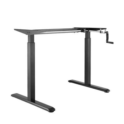 China Height Adjustable (Height) Table Mechanisms , Height Adjustable Metal Table Legs Manual Desk Frame for sale