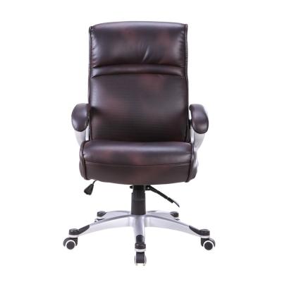 China Best Seller Custom Genuine Leather Office Swivel Chair With Headrest Chair Office Furniture for sale