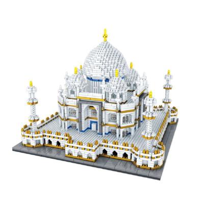 China Construction Toy New Arrival Children Gift India World Famous ArchitectureMini Building Blocks Toys Taj Mahal 3D Model Diamond Bricks Dropship for sale