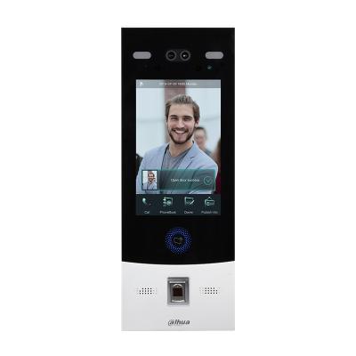 China Face Recognition Dahua Face Recognition Video Intercom Outdoor Station VTO7541G Take Fingerprint To Open Video Door Phone for sale