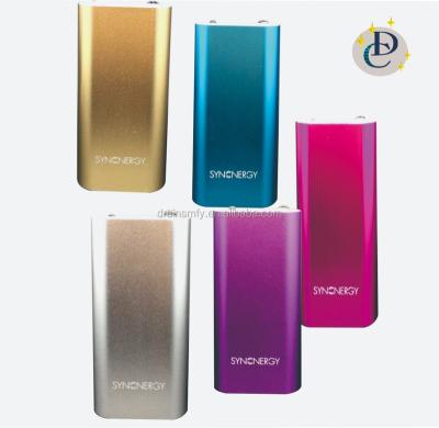 China Fast Charging Aluminum Case And Led Light Power Bank For Mobile Phone for sale