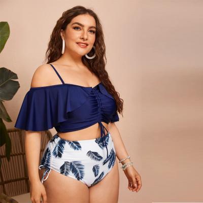 China Plus Size Swimsuit The Oversized Bikini Swimsuit For Female Swimwear 2021 Women Swimwear Beachwear for sale