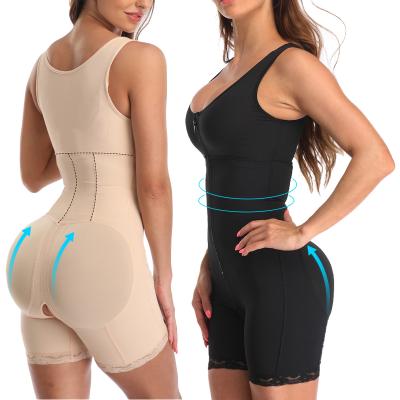 China Wholesale Antibacterial Shapewear Plus Size Woman Full Body Shapewear Waist Abdomen Hip High Lift Shapewear For Women for sale