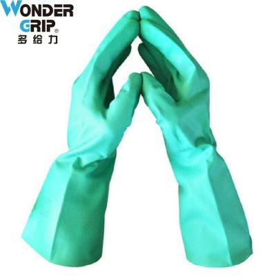 China Waterproof Work Gloves Household Anti-oil Household Anti-oil Dishwashing Resisitant Gloves Safety Work Gloves Water Proof Cleaning Nitriles for sale