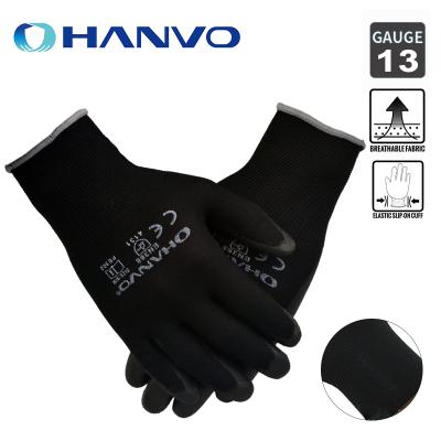 China Household Non-slip Garden Work PU Gloves Breathable Wear-resistant Work Gloves for sale