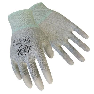 China Mechanic 13 Gauge Anti-Static Gloves Work Safety Gloves Working PU Coated Breathable and Quick-Drying Gloves for sale