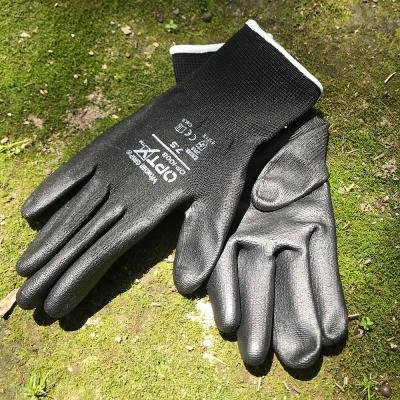 China Anti-Slip Palm Coated Mechanical Work Gloves Got CE EN388 Safety Coated Work Gloves PU Gloves for sale