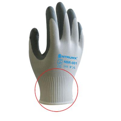 China Working Gloves Safety Anti-Slip Mens Mechanic Gloves Nitrile Coating Palm Gloves for sale