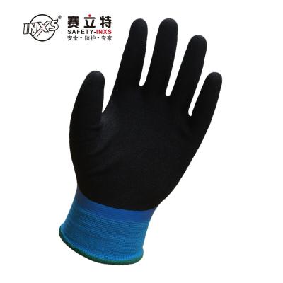 China Water Proof L10584W Plus Velvet Safety Protective Gloves INXS-SAFETY Warm Waterproof Low Temperature Cold Proof Gloves for sale