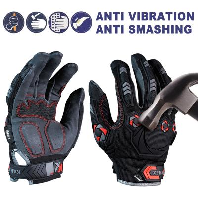 China Anti Vibration Working Gloves Vibration And Breathable Anti Shock Gloves Anti Mechanical Safety Gloves INXS Sensational Anti Vibration for sale