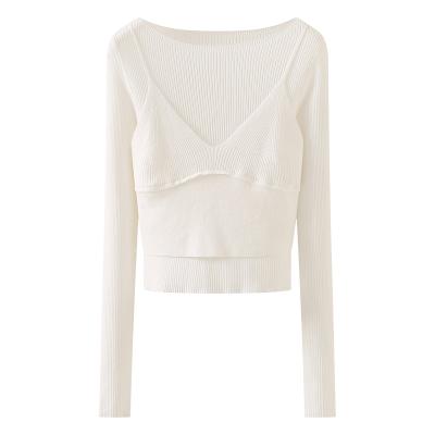 China Breathable Spring And Autumn Thin Slimming Two Piece Sweater For Women Sweater for sale