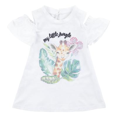 China Compressed Organic 25% Rayon Kids T-Shirt Sleeves Deer Shirt Kid Short Kids Short Sleeves Organic T.Shirts With Custom Graphics for sale