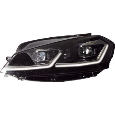 China BUMPER Assembly High Quality Car Lamp Head Light Car Front Light For 2018 Year Golf 7.5 Halogen Upgrade BI-XENON Headlight for sale